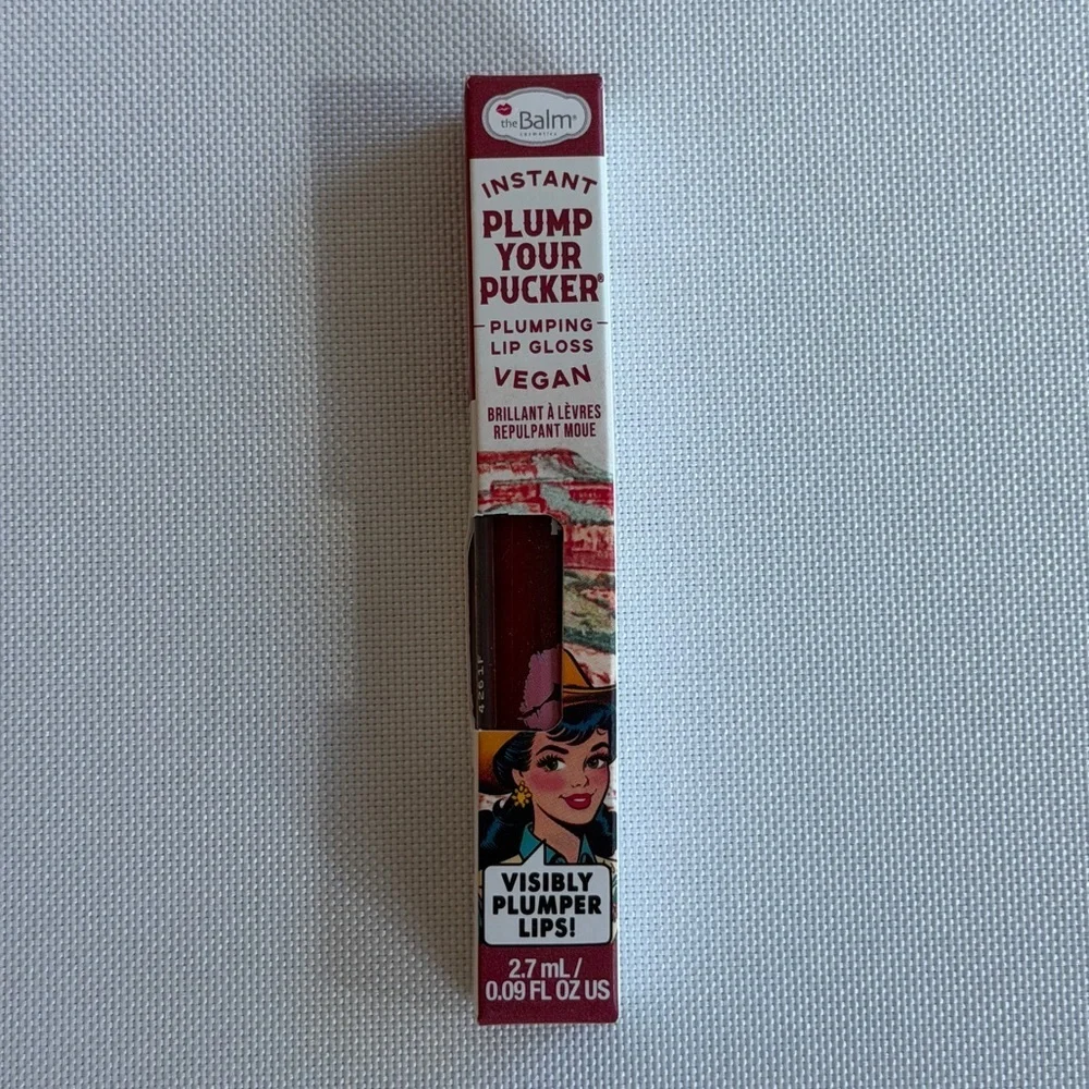NWT theBalm Instant Plump Your Pucker Plumping Lip Gloss